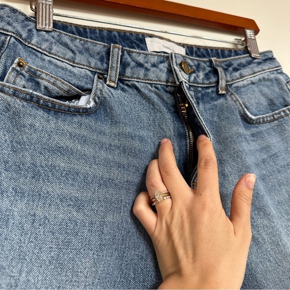 Ba&sh Evan Raw Hem Cropped Jeans Size 1 / Small - Picture 7 of 13